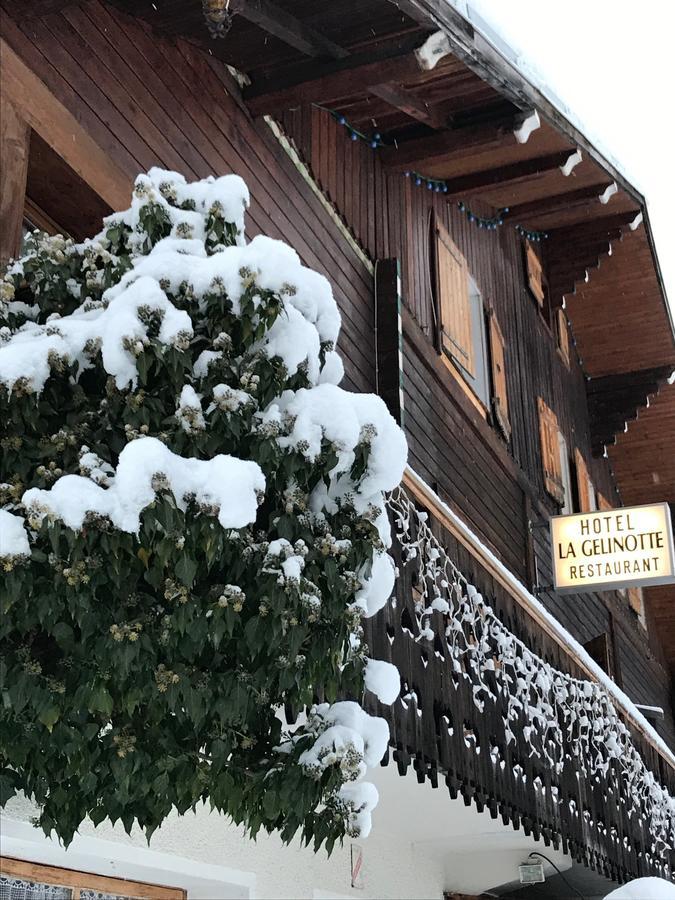 La Gelinotte Hotell Les Contamines-Montjoie Eksteriør bilde